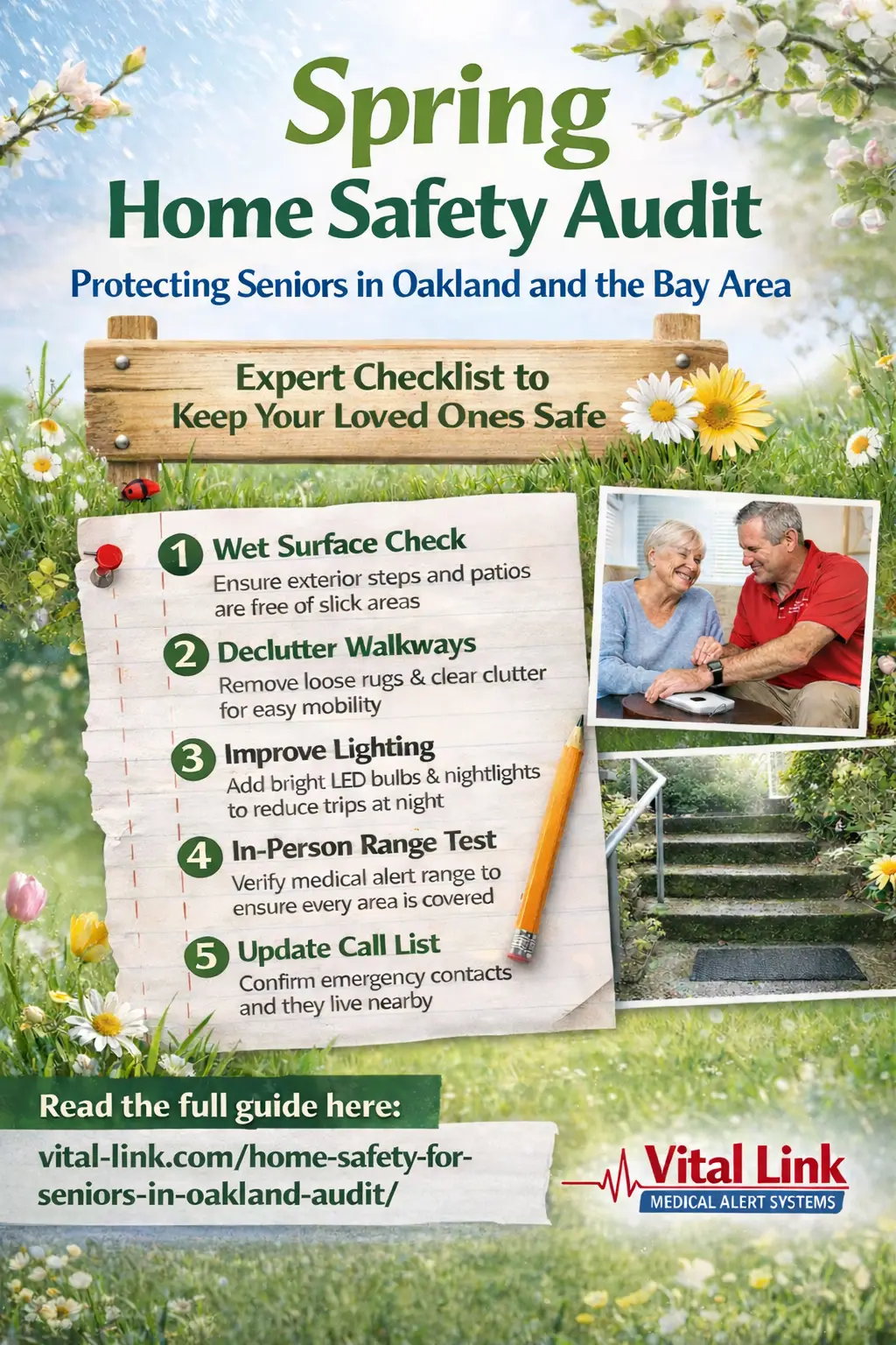 home safety for seniors in Oakland spring audit guide