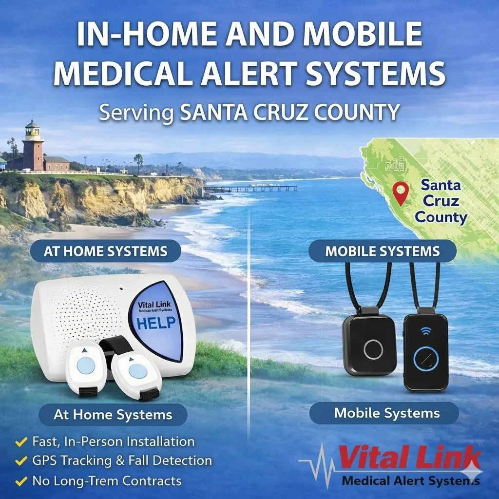 Medical alert systems in Santa Cruz County serving seniors with local support